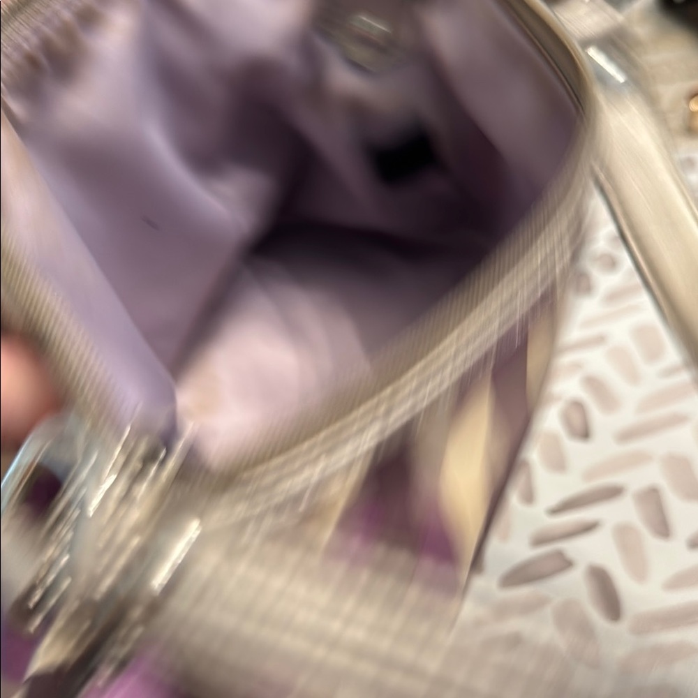 Coach Purple Silver and Cream Shoulder Bag - Picture 6 of 6